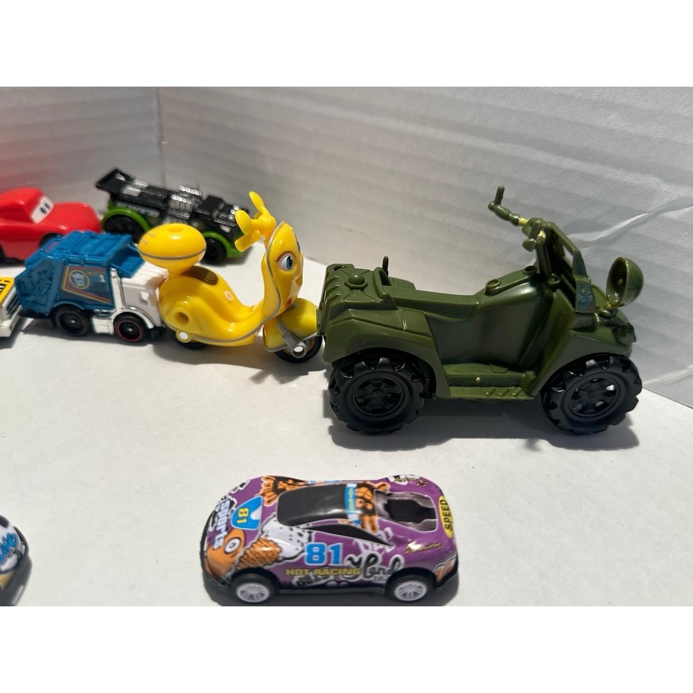 Diecast Multicolor Car, Truck, Bus, Motorcycle & ATV Toy Vehicle Lot